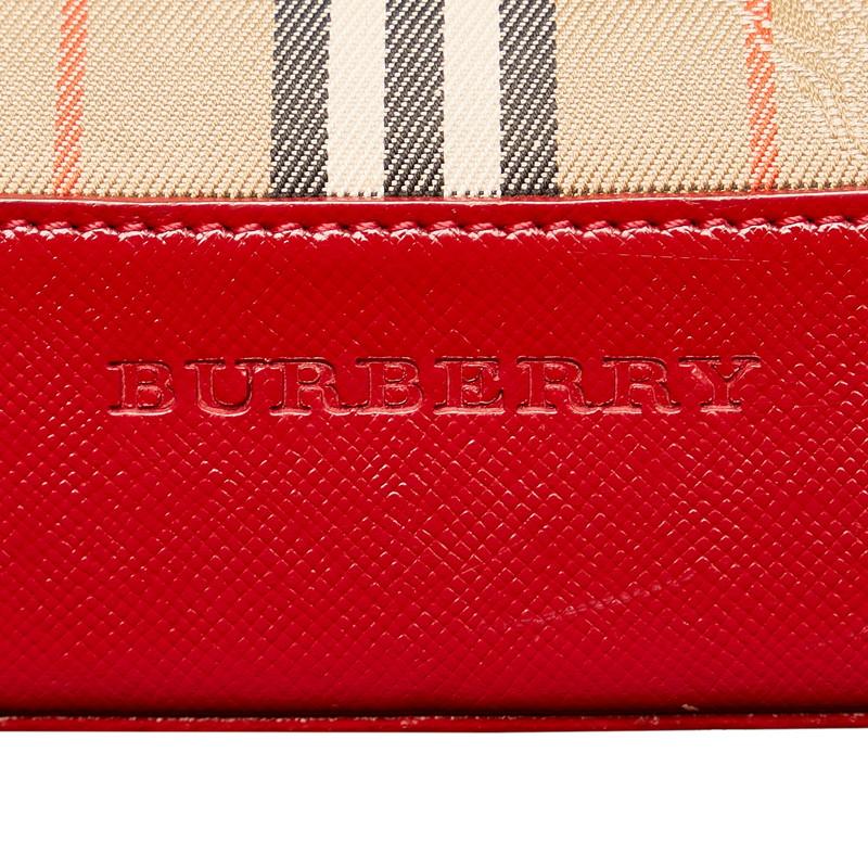 【極美品】バーバリー　ハンドバッグ　2WAY　ノバチェック　シャドーホース　茶系 BURBERRY バーバリー ノバチェック シャドーホース ハンドバッグ
