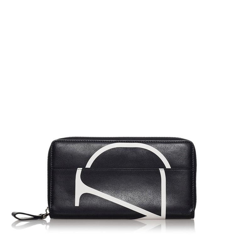 VALENTINO ヴァレンティノ ガラヴァーニ ラウンドファスナー 長財布  