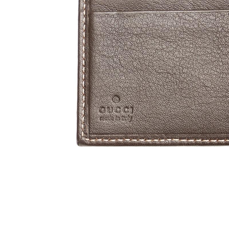 GUCCI GGキャンバス コンパクト財布 GUCCI（グッチ） GGキャンバス Wホック 二つ折り財布 コンパクト