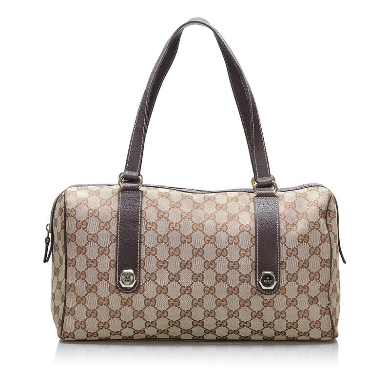 GUCCI グッチ　トートバッグ　キャンバス 中古】 グッチ GUCCI トートバッグ GG 美品 ミスGG スウィング