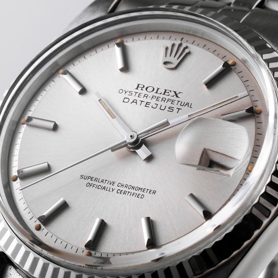 ROLEX ロレックス デイトジャスト 1601/4 シルバー バー 5列 ROLEX ロレックス デイトジャスト 1601/4 シルバー バー 5列