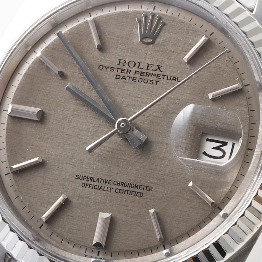 ROLEX（ロレックス） デイトジャスト 1601 グレー モザイク リネン