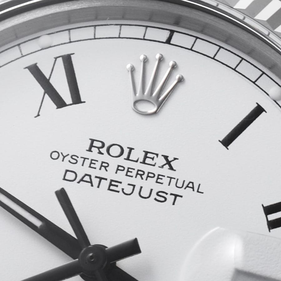 ROLEX（ロレックス） デイトジャスト 1601 ホワイト ローマ バックリー