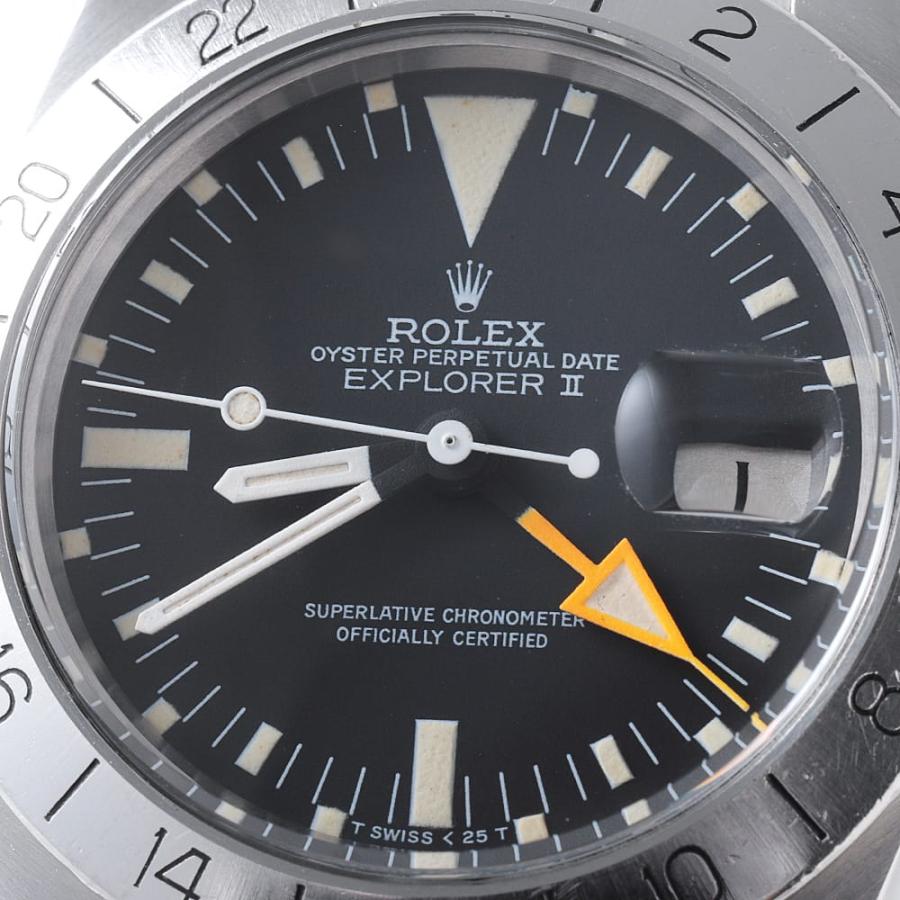 ROLEX ロレックス エクスプローラーII 1655 ブラック オールトリチウム