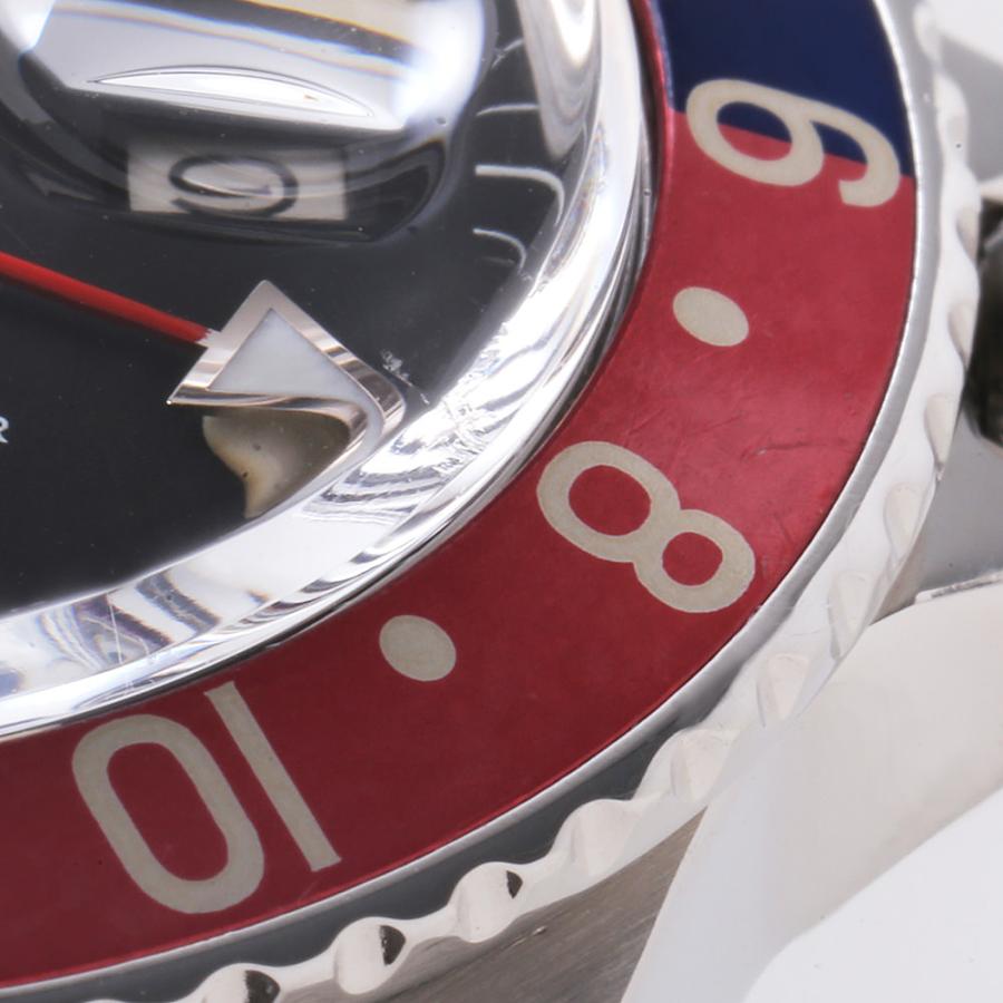 ROLEX ロレックス GMTマスター 赤青ベゼル 1675 ブラック フチ