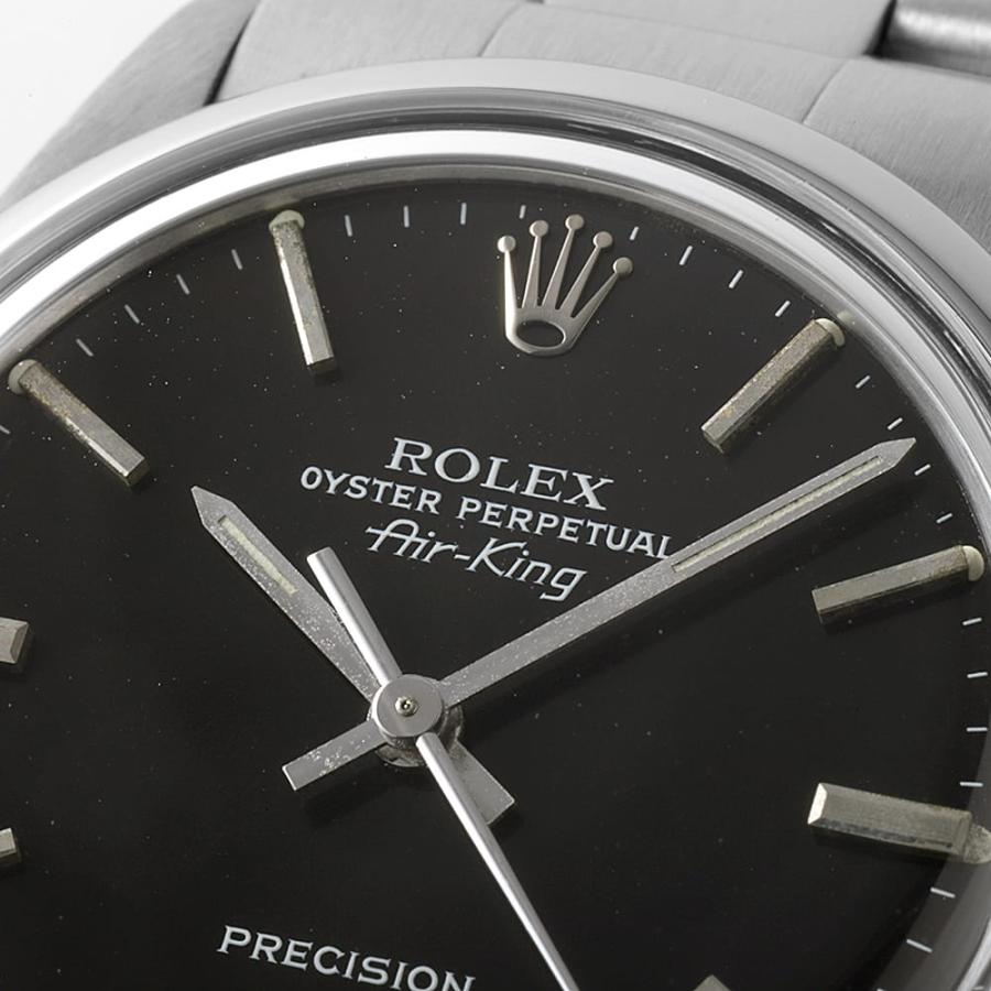ROLEX（ロレックス） エアキング 5500 ブラック バー 3列 オイスター
