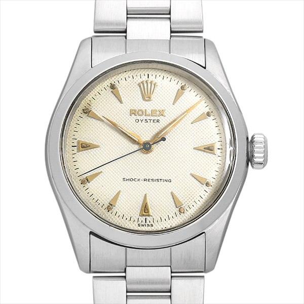 OH済　ROLEX 6282 手巻き 稼働 夜光　K18/SS メンズ ROLEX（ロレックス） オイスター 6282 アイボリーワッフル/ハニカム