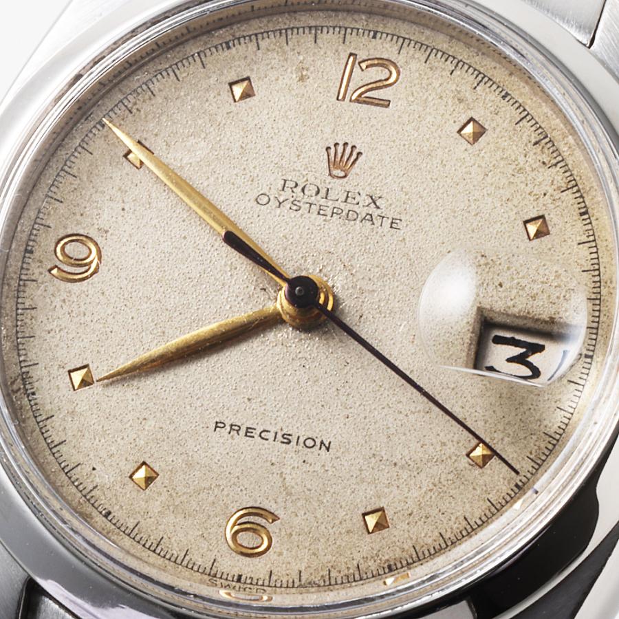 ROLEX（ロレックス） オイスターデイト 6494 アイボリー 2番