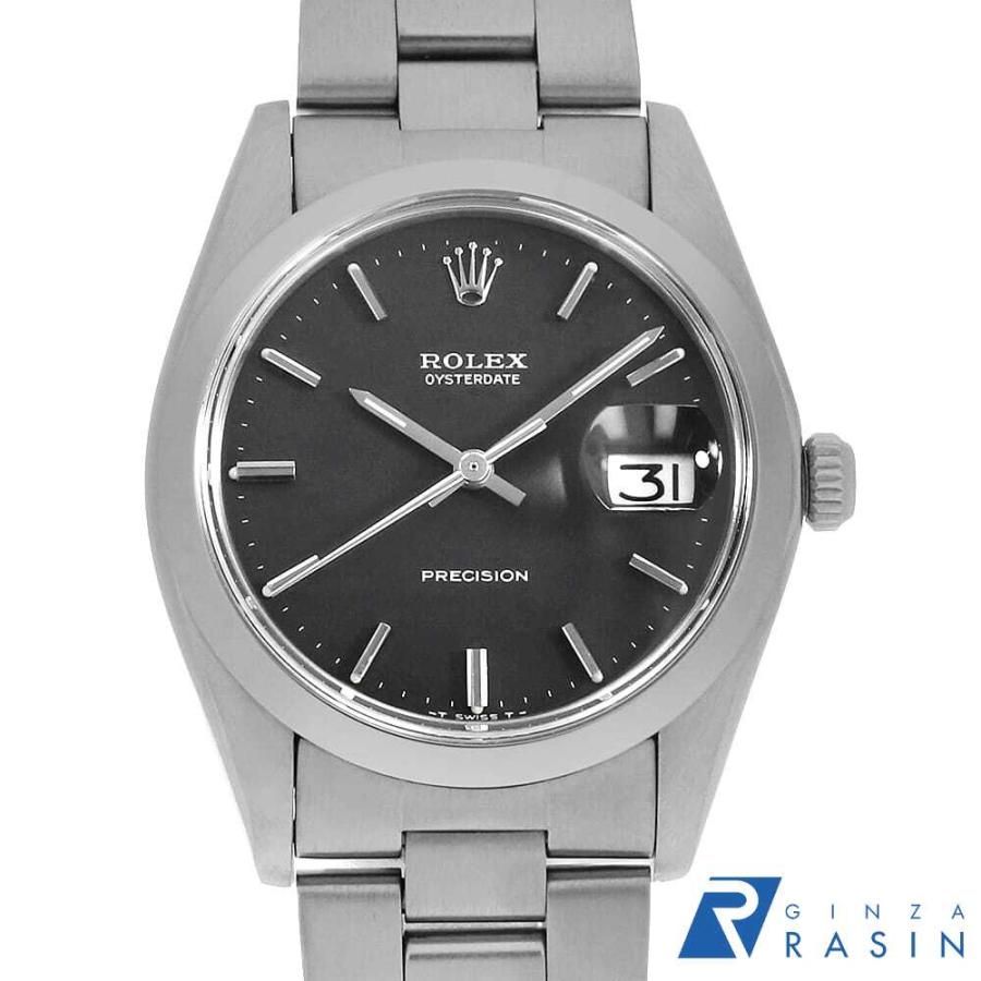 専用！OH済ロレックス ROLEX Ref.6694 オイスターデイト　メンズ ROLEX（ロレックス） オイスターデイト プレシジョン 6694 ブラック 52