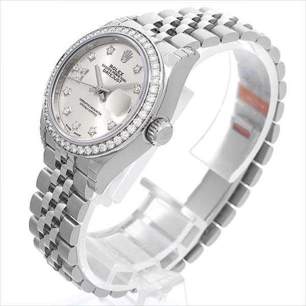 ロレックス 279384RBR SS×WG デイトジャスト28 オイスターブレス ダイヤベゼル 10Pダイヤモンドインデックス 自動巻き ROLEX（ロレックス） 279384RBR SS×WG デイトジャスト28 ダイヤベゼル