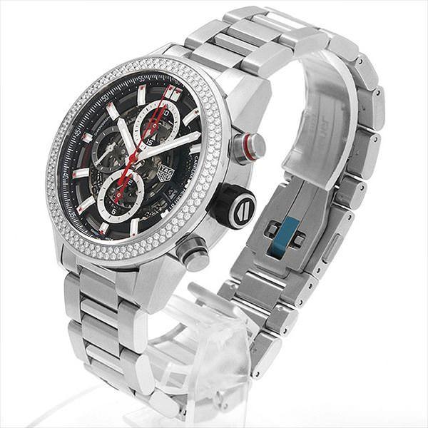TAG HEUER タグホイヤー カレラ キャリバー ホイヤー01 ベゼルダイヤ  