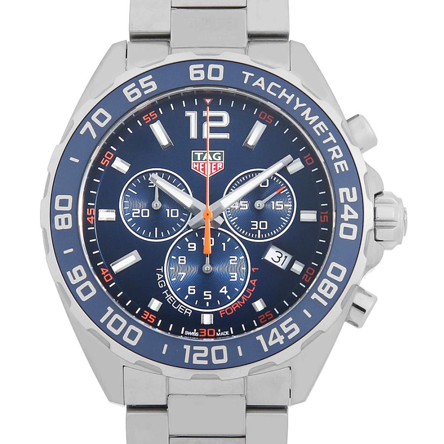 【TAG HEUER】タグホイヤー フォーミュラ1 クロノグラフ CAZ1014.BA0842 腕時計_x000D_
 ステンレススチール メンズ 青文字盤 ブルー FORMULA1 美品 TAG HEUER（タグ・ホイヤー） フォーミュラ1 クロノグラフ CAZ1014