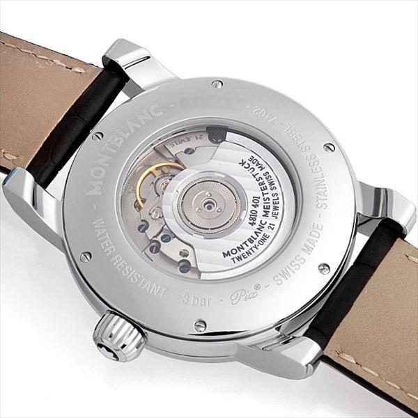 【新品未使用】モンブラン スター 4810 自動巻き102342 シルバー腕時計 MONTBLANC（筆記具、時計） モンブラン スター4810