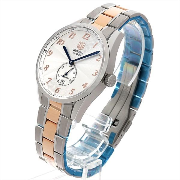 TAG HEUER タグホイヤー ウォッチ カレラ ヘリテージ 時計 WAS2115.BD0734 腕時計_x000D_
 ステンレス/ピンクゴールド シルバー シルバー文字盤 メンズ【中古】471 TAG HEUER（タグ・ホイヤー） カレラ ヘリテージ WAS2115.BD0734 新品