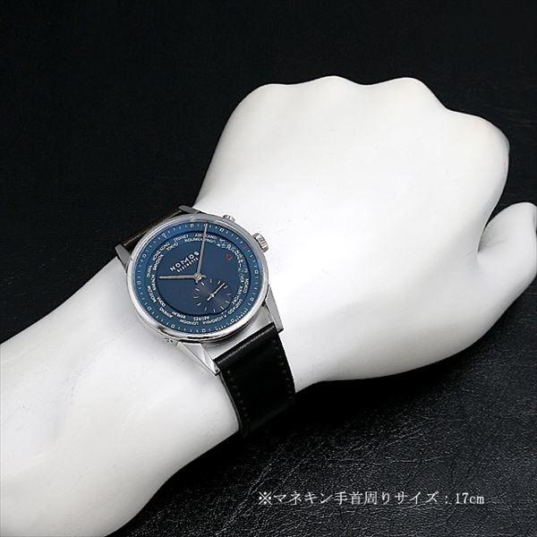 ノモス チューリッヒ ワールドタイマー トゥルーブルー ZR1X4BL2(807) 新品 メンズ 腕時計｜ginzarasin｜06