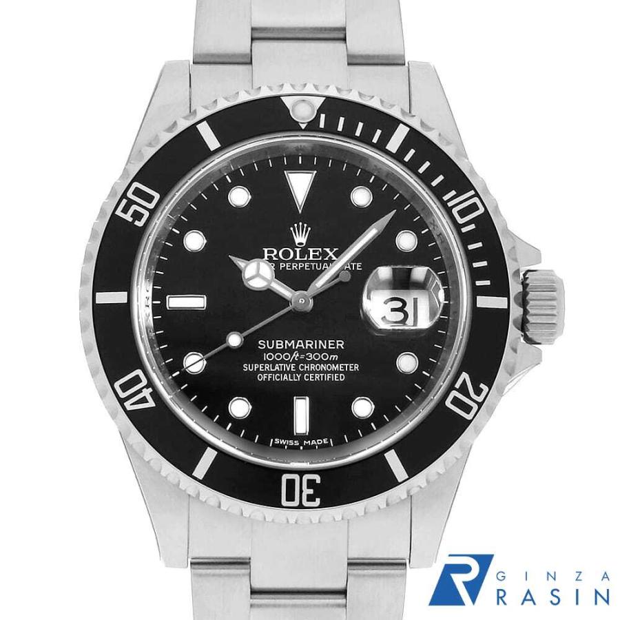 ROLEX ロレックス サブマリーナ デイト 16610 ブラック M番 未使用 メンズ 腕時計 : GINZA RASIN ヤフー店 ...