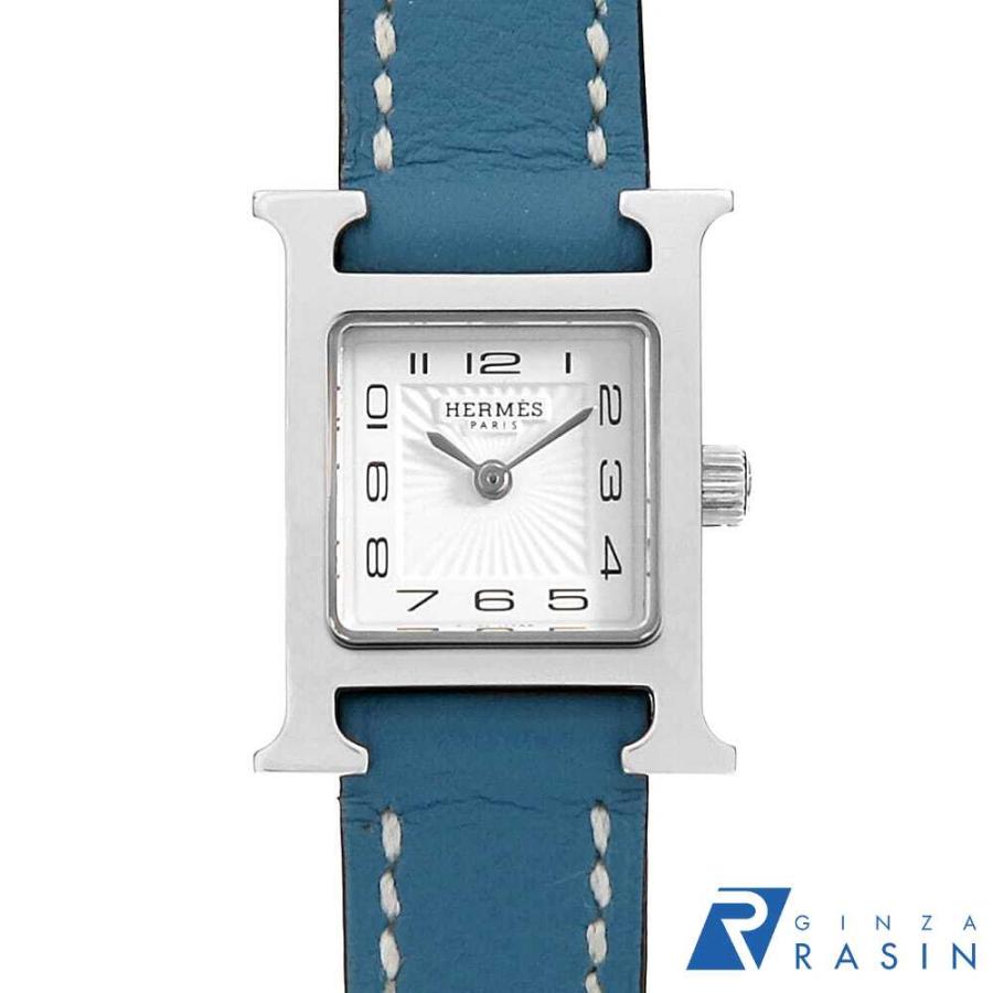 HERMES エルメス Hウォッチミニ HH1.110 中古 レディース 腕時計