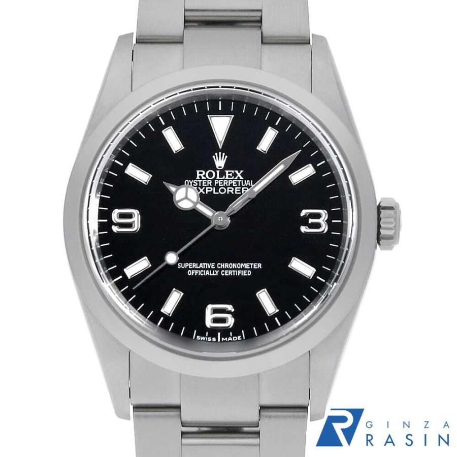 ROLEX ロレックス エクスプローラーI 114270 ブラック V番 中古 メンズ  