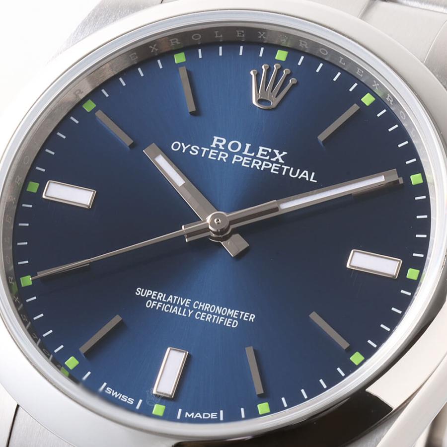 ROLEX ロレックス オイスターパーペチュアル 39 114300 ブルー
