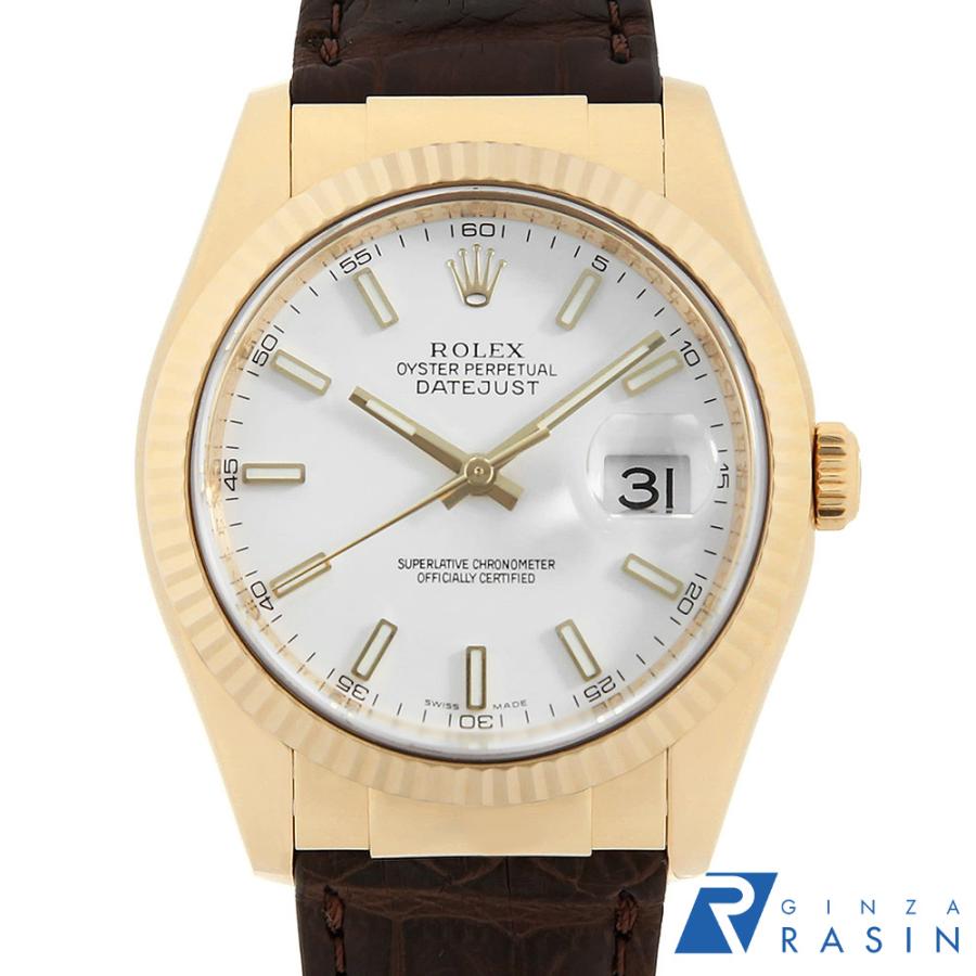 ROLEX（ロレックス） デイトジャスト 116138 ホワイト バー F番 中古