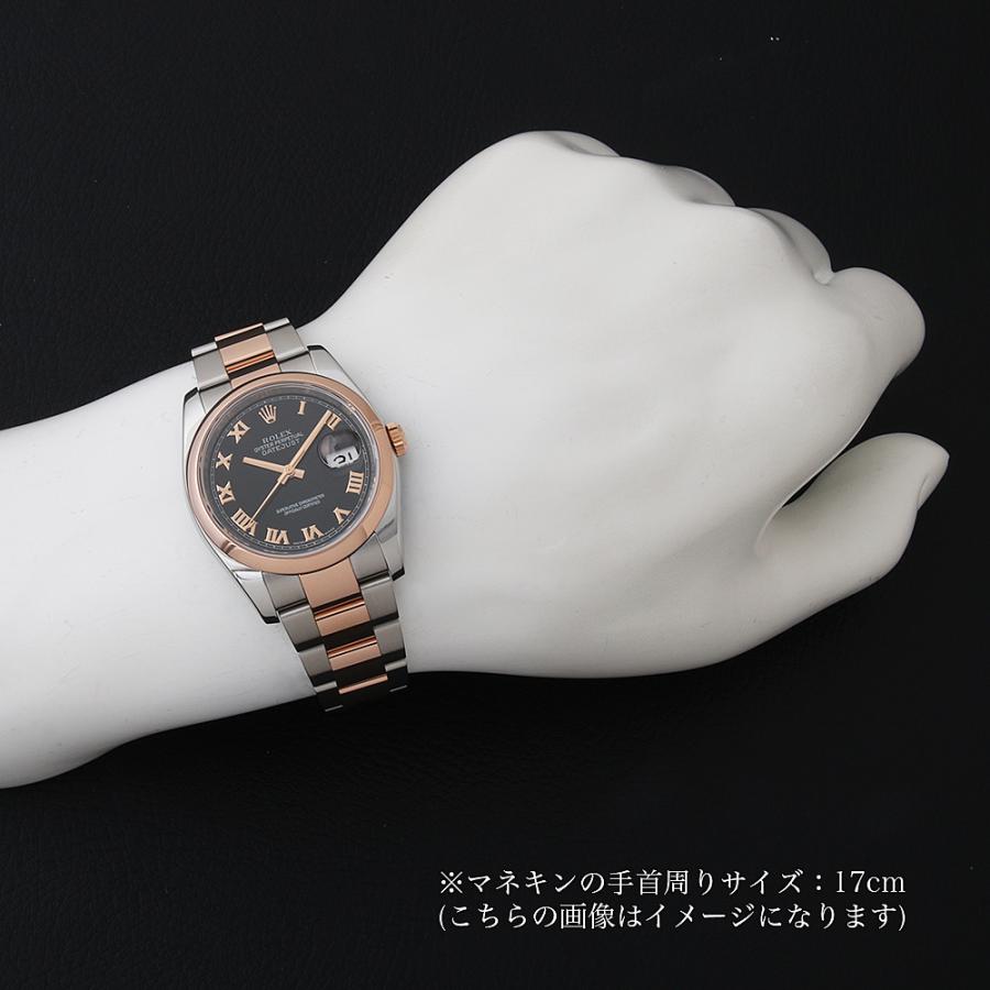 ROLEX（ロレックス） デイトジャスト 116201 ブラック ローマ G番 中古