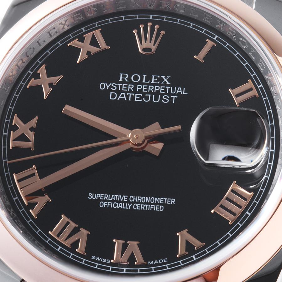 ROLEX（ロレックス） デイトジャスト 116201 ブラック ローマ G番 中古