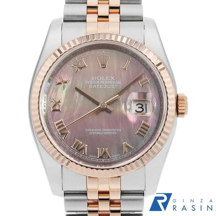ROLEX（ロレックス） デイトジャスト 116231NR ブラックシェル ローマ
