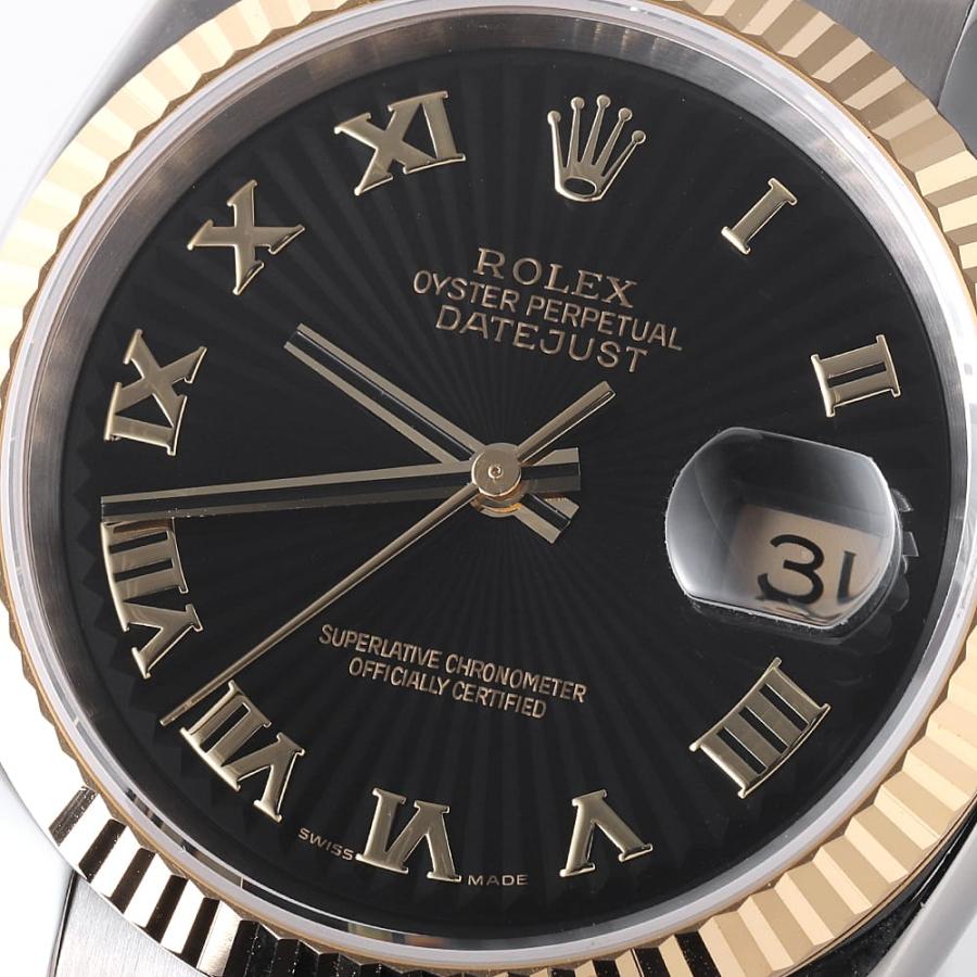 ROLEX（ロレックス） デイトジャスト 116233 ブラック サンビーム 