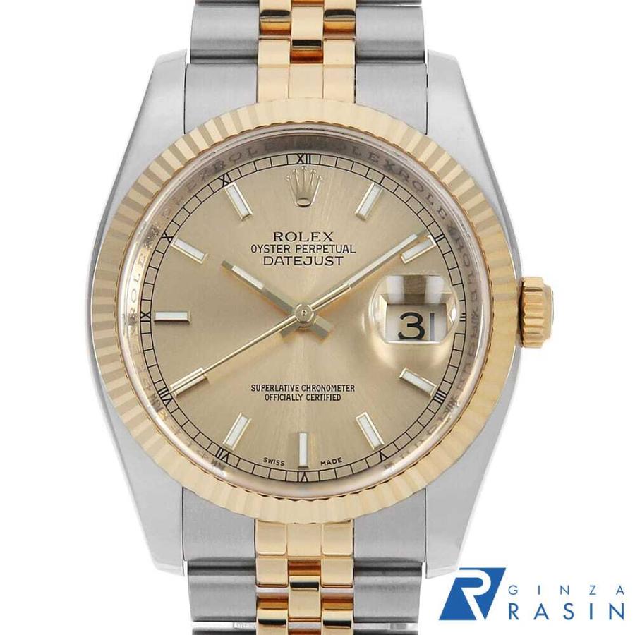 ROLEX（ロレックス） デイトジャスト 116233 シャンパン バー 5列 