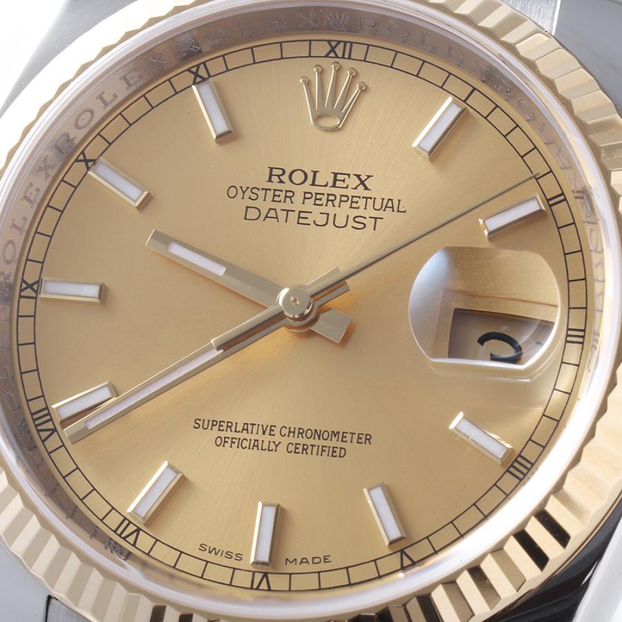 ROLEX ロレックス デイトジャスト 116233 シャンパン バー 5列