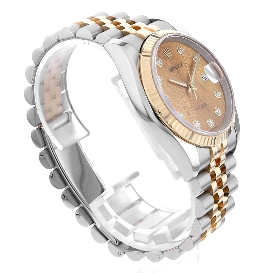 ROLEX（ロレックス） デイトジャスト 10Pダイヤ 116233G シャンパン