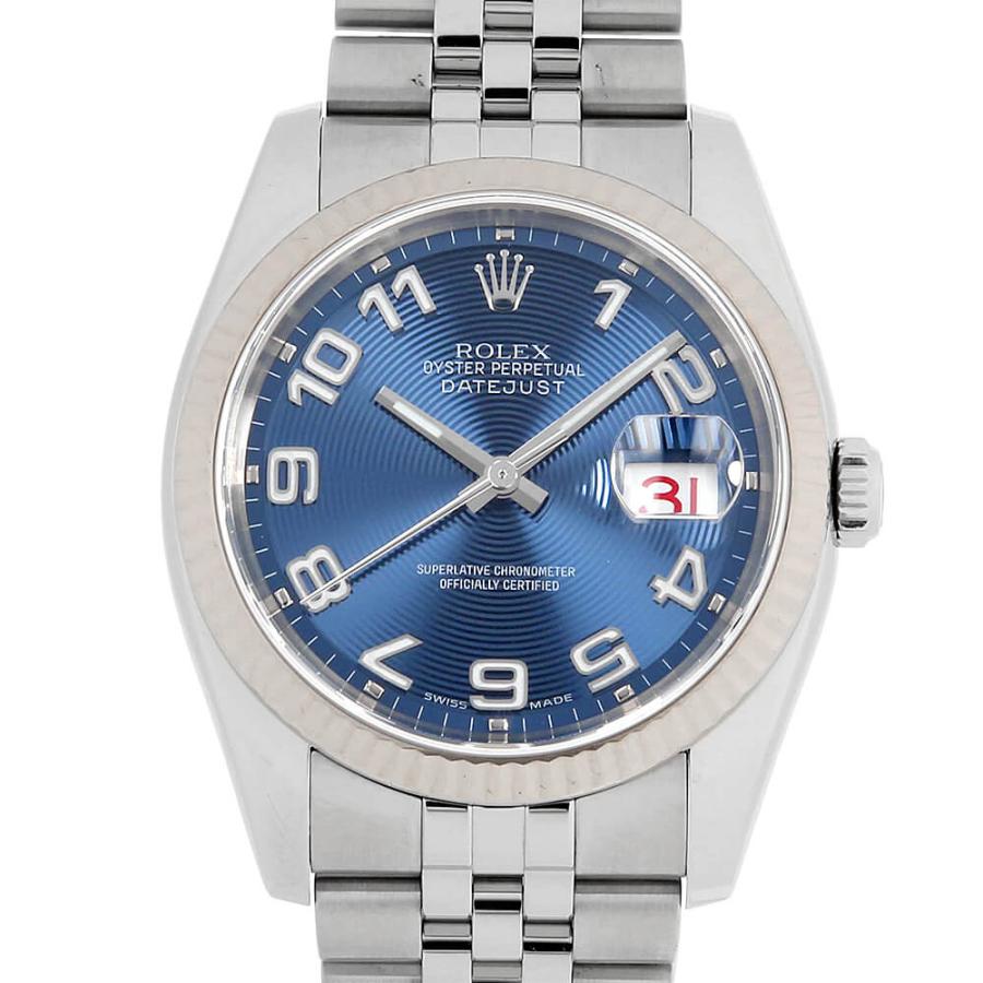 ROLEX（ロレックス） デイトジャスト 116234 ブルー コンセントリック