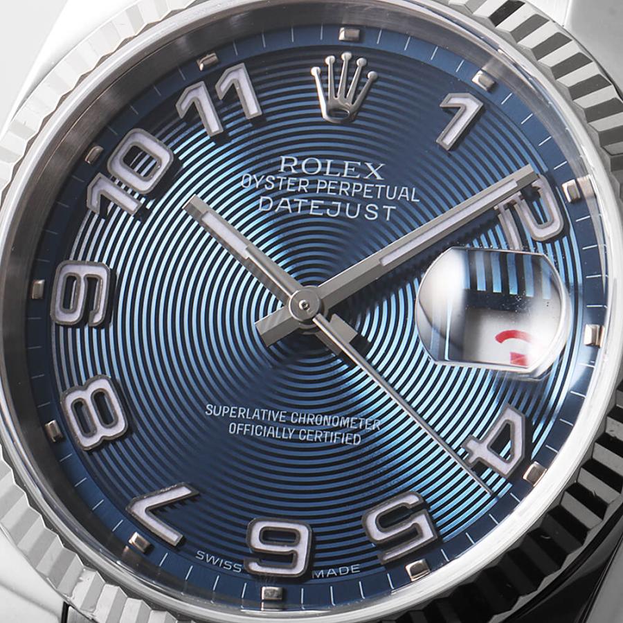 チャメロプス・セリフェラ　no5 ROLEX（ロレックス） デイトジャスト 116234 ブルー コンセントリック