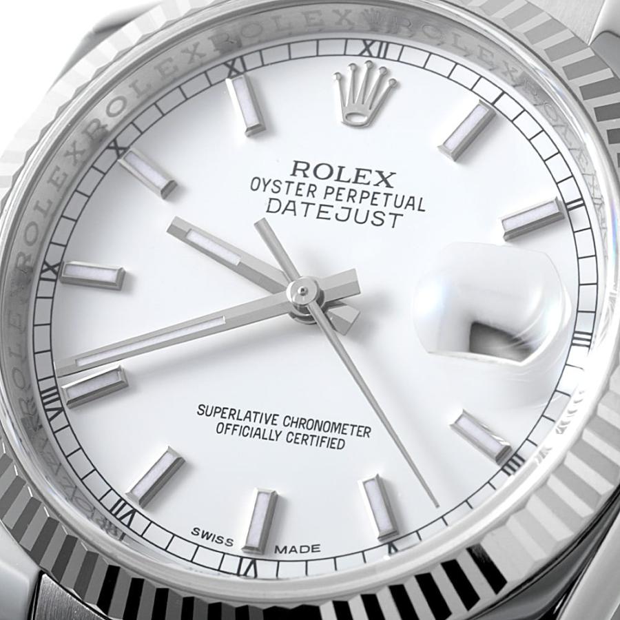 ROLEX（ロレックス） デイトジャスト 116234 ホワイト バー 5列