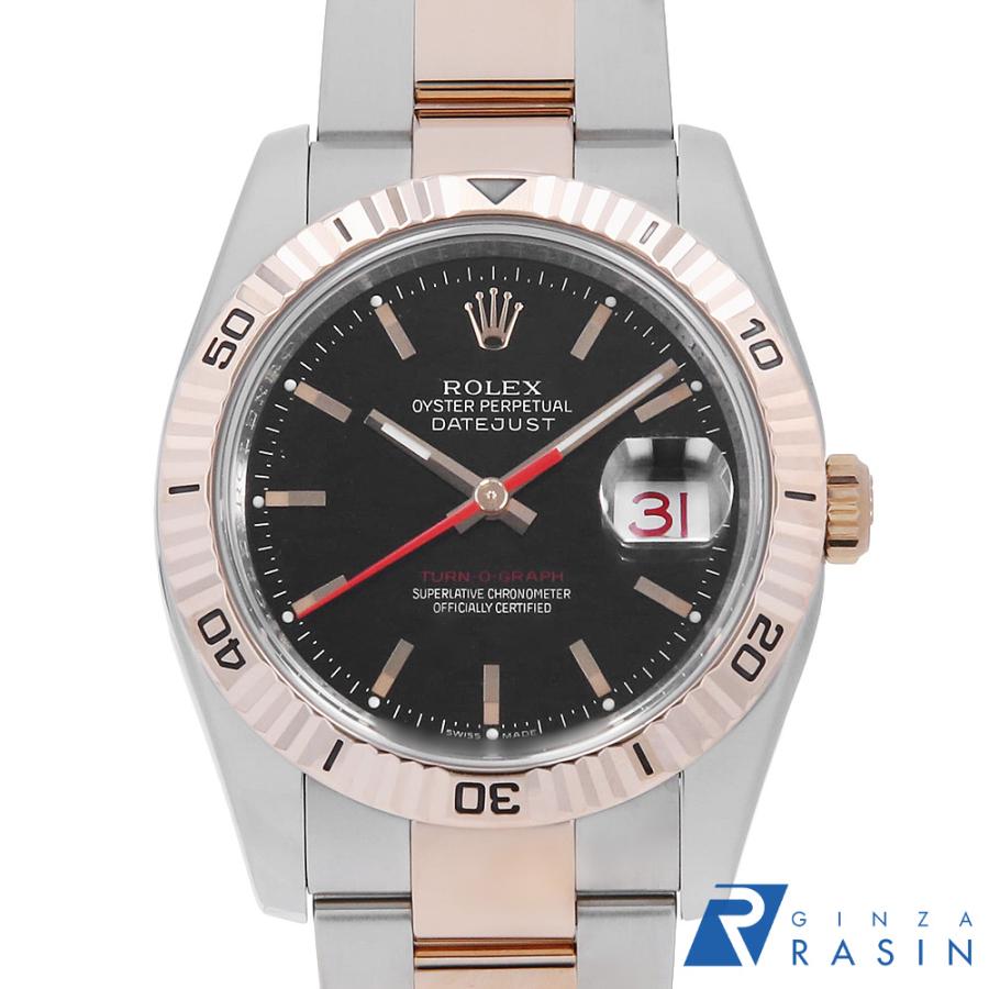 ROLEX（ロレックス） ターノグラフ 116261 ブラック 3列 オイスター