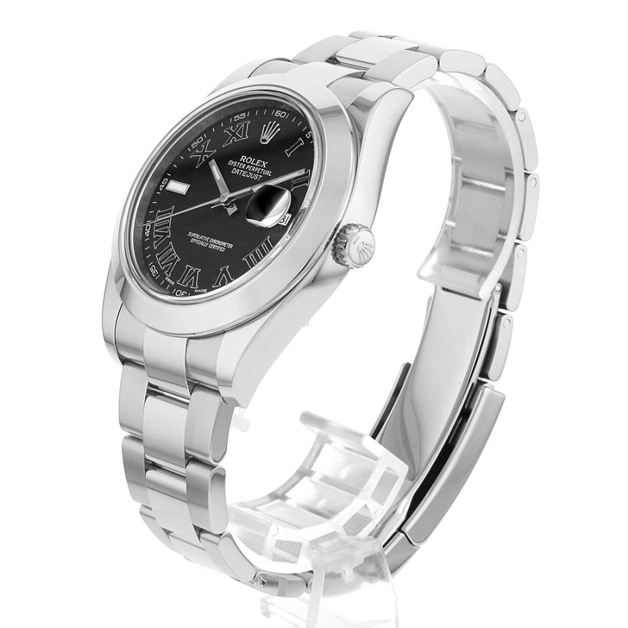 ROLEX（ロレックス） デイトジャストII 116300 ブラック ローマ