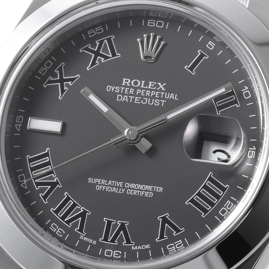 ROLEX（ロレックス） デイトジャストII 116300 ブラック ローマ