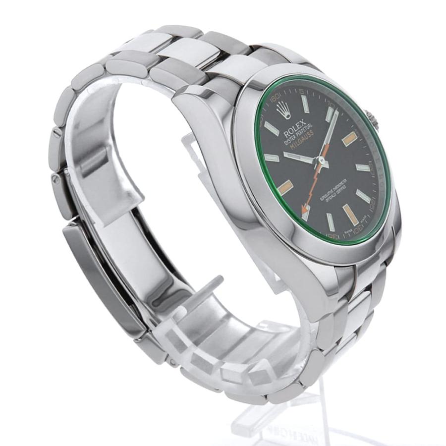 ROLEX（ロレックス） ミルガウス グリーンガラス 116400GV ブラック V