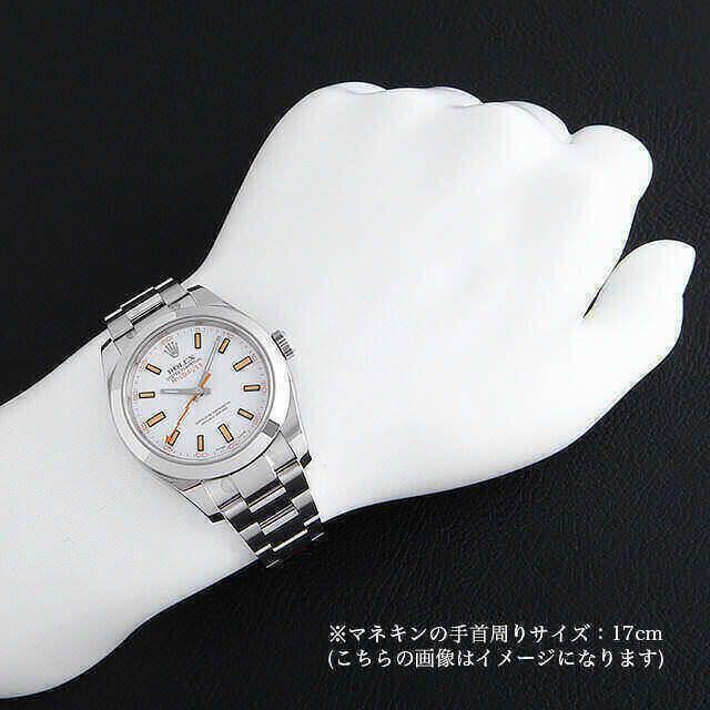 ロレックス ミルガウス 116400 ホワイト G番 中古 メンズ 腕時計｜ginzarasin｜05