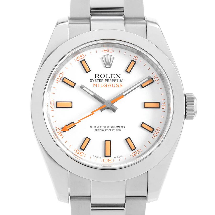 116400 ミルガウス ロレックス 白文字盤