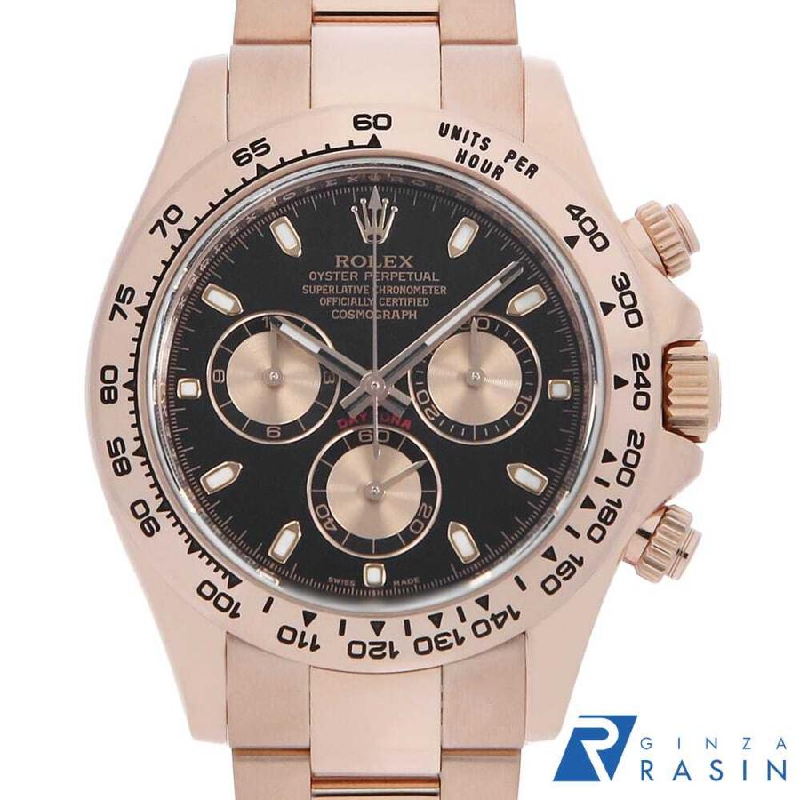 116505 デイトナ ロレックス 黒文字盤