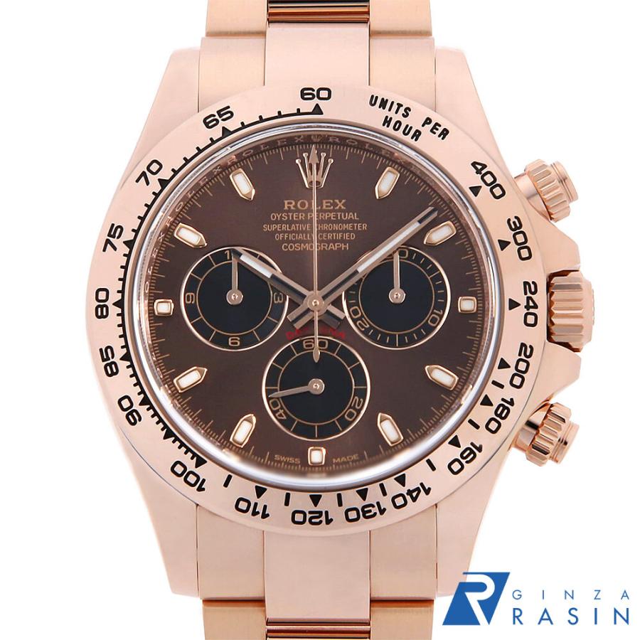 超格安価格 チョコレート/ブラック 116505 デイトナ コスモグラフ ロレックス 60回払いまで無金利 ランダムシリアル 腕時計 メンズ 中古  腕時計