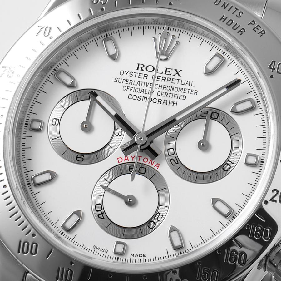 ロレックス デイトナ 116520 ホワイト ランダム番 中古 メンズ 腕時計｜ginzarasin｜06