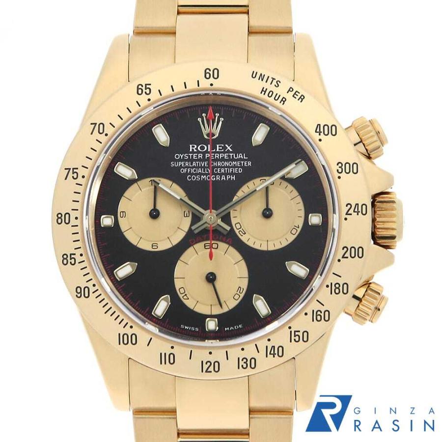 ROLEX（ロレックス） コスモグラフ デイトナ 116528 ブラック×ゴールド