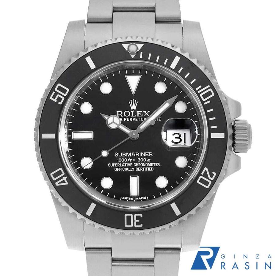 ROLEX（ロレックス） サブマリーナ デイト 116610LN ブラック G番 中古 メンズ 腕時計 : GINZA RASIN ヤフー店 ...