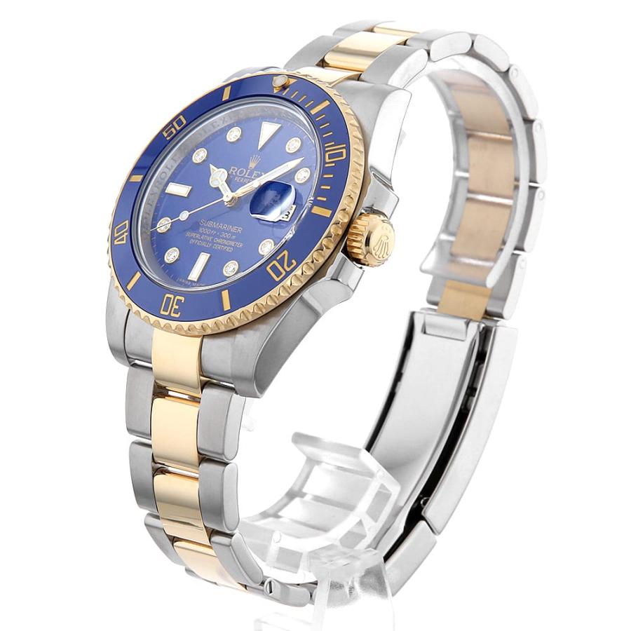 ROLEX（ロレックス） サブマリーナ デイト 8Pダイヤ 116613GLB ブルー