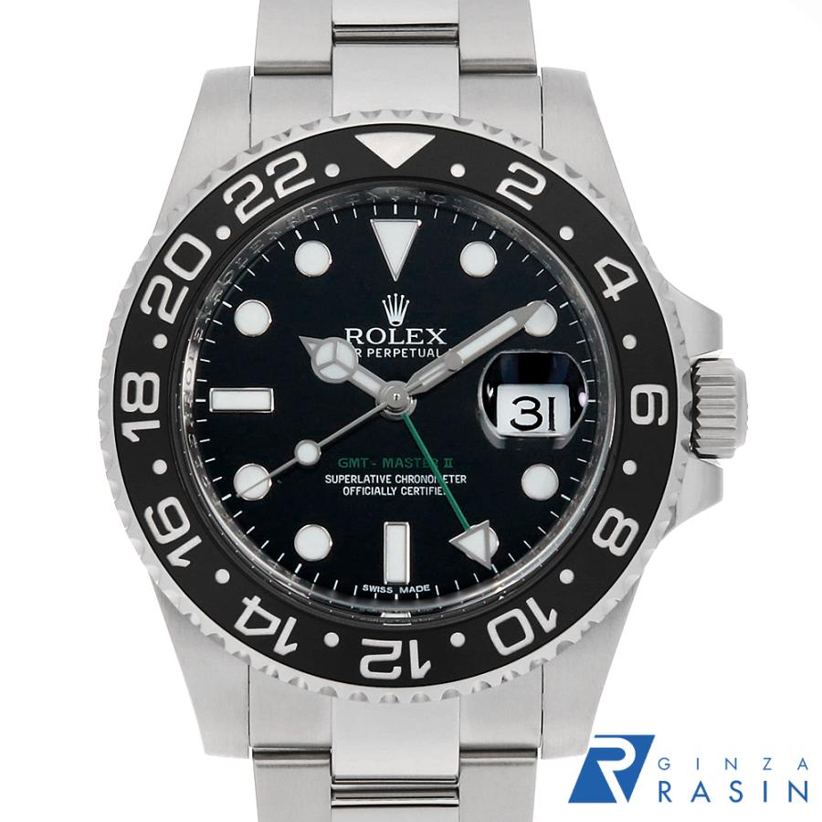 ROLEX（ロレックス） GMTマスターII 116710LN ブラック G番 中古