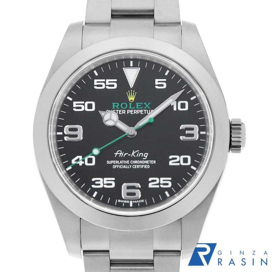 ROLEX ロレックス エアキング 116900 ブラック ランダム番 中古 メンズ  