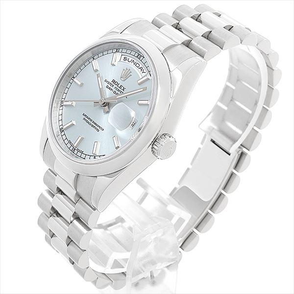 ROLEX ロレックス 118206 デイデイト用 コマ PT メンズ ROLEX】【Pt】【アイスブルーローマン】【内部点検・仕上済