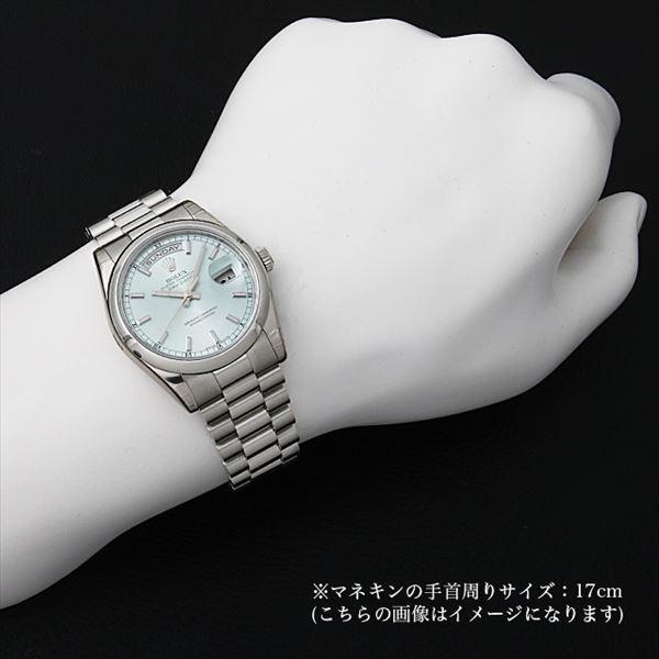 ROLEX ロレックス 118206 デイデイト用 コマ PT メンズ ROLEX】【Pt】【アイスブルーローマン】【内部点検・仕上済